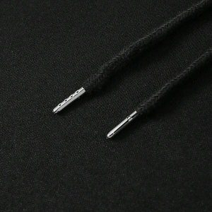 . Essnce Floral & Butterfly Print Kangaroo Pocket Drawstring Hoodie Siyah