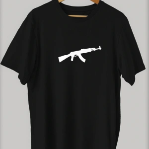 -wed Ak 47 (keleş) Baskılı Oversize T-shirt ( Tişört )sokak Tarzı
