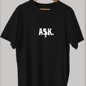 -wed Aşk Baskılı Oversize T-shirt ( Tişört )sokak Tarzı