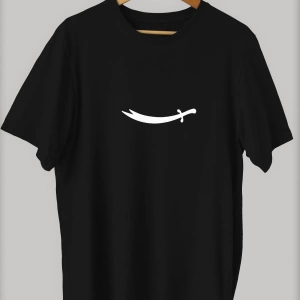 -wed Orta Parmak Baskılı Oversize T-shirt ( Tişört )sokak Tarzı