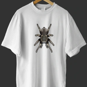 -wed Tarantula Tasarım Baskılı Oversize T-shirt ( Tişört )