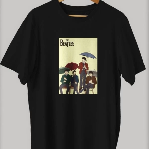 -wed The Beatles Tasarım Baskılı Oversize T-shirt ( Tişört )sokak Tarzı