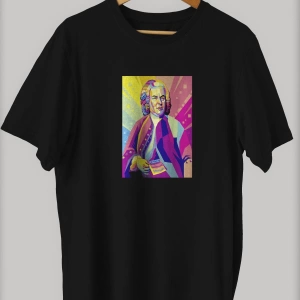 -wed Wolfgang Mozart Tasarım Baskılı Oversize T-shirt ( Tişört )sokak Tarzı