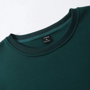1 Adet Bol Kesim Erkek Düz Yuvarlak Yaka Sweatshirt