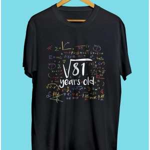 18 Yaş Matematik Öğrenci Tasarım Baskılı Unisex Tişört