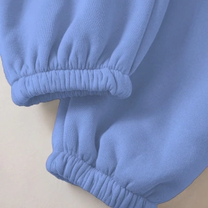 2 Adet/Takım Düz Renk Uzun Kollu Kapşonlu Üst Ve Spor Pantolon