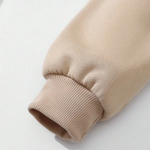 2 Adet/Takım Düz Renk Uzun Kollu Kapşonlu Üst Ve Spor Pantolon