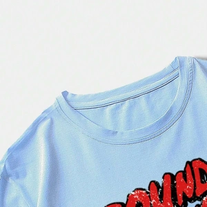 2 adet/takım Erkek Yaz Rahat Spor Düz Renk Mürettebat Tişört ve Şort Takımı