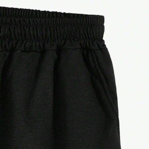 2 adet/takım Erkek Yaz Rahat Spor Düz Renk Mürettebat Tişört ve Şort Takımı