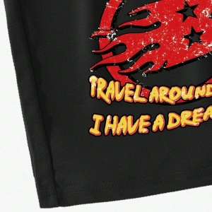 2 adet/takım Erkek Yaz Rahat Spor Düz Renk Mürettebat Tişört ve Şort Takımı