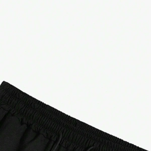 2 adet/takım Erkek Yaz Rahat Spor Düz Renk Mürettebat Tişört ve Şort Takımı