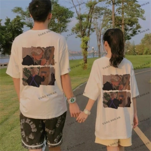 2 Adet Tir Harajuku Style Çift Sevgili Kombinleri Couple Clothing Yeni Sezon