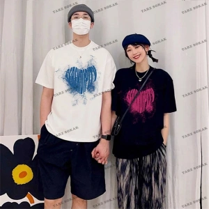 2 Adet Tir Harajuku Style Çift Sevgili Kombinleri Couple Clothing Yeni Sezon