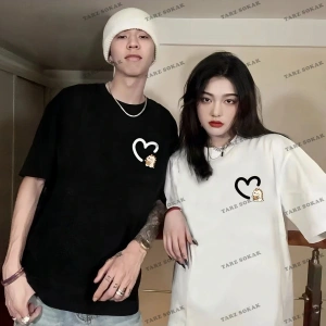 2 Adet Tir Harajuku Style Çift Sevgili Kombinleri Couple Clothing Yeni Sezon
