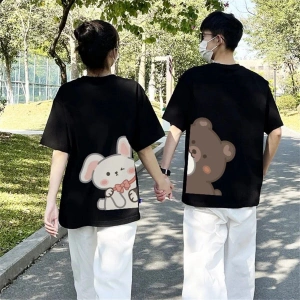 2 Adet Tir Harajuku Style Çift Sevgili Kombinleri Couple Clothing Yeni Sezon