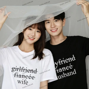 2 Adet Tir Harajuku Style Çift Sevgili Kombinleri Couple Clothing Yeni Sezon