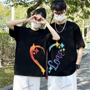 2 Adet Tir Harajuku Style Çift Sevgili Kombinleri Couple Clothing Yeni Sezon