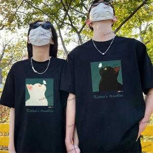 2 Adet Tir Harajuku Style Çift Sevgili Kombinleri Couple Clothing Yeni Sezon