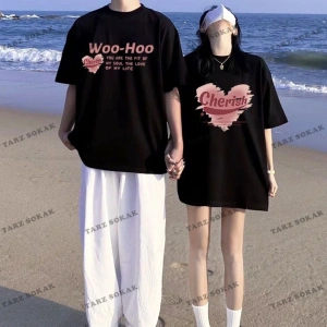 2 Adet Tir Harajuku Style Çift Sevgili Kombinleri Couple Clothing Yeni Sezon