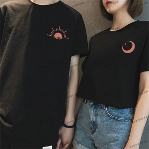 2 Adet Tir Harajuku Style Çift Sevgili Kombinleri Couple Clothing Yeni Sezon