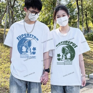 2 Adet Tir Harajuku Style Çift Sevgili Kombinleri Couple Clothing Yeni Sezon