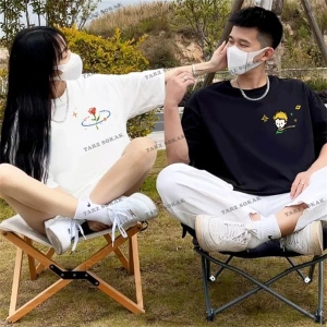 2 Adet Tir Harajuku Style Çift Sevgili Kombinleri Couple Clothing Yeni Sezon