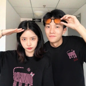 2 Adet Tir Harajuku Style Çift Sevgili Kombinleri Couple Clothing Yeni Sezon