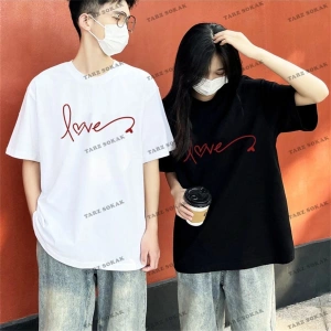 2 Adet Tir Harajuku Style Çift Sevgili Kombinleri Couple Clothing Yeni Sezon