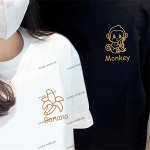 2 Adet Tir Harajuku Style Çift Sevgili Kombinleri Couple Clothing Yeni Sezon