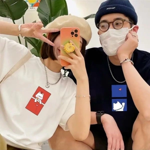 2 Adet Tir Harajuku Style Çift Sevgili Kombinleri Couple Clothing Yeni Sezon