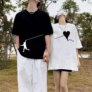 2 Adet Tir Harajuku Style Çift Sevgili Kombinleri Couple Clothing Yeni Sezon