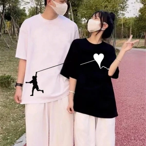 2 Adet Tir Harajuku Style Çift Sevgili Kombinleri Couple Clothing Yeni Sezon