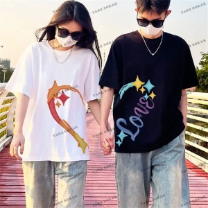 2 Adet Tir Harajuku Style Çift Sevgili Kombinleri Couple Clothing Yeni Sezon