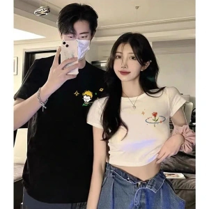 2 Adet Tir Harajuku Style Çift Sevgili Kombinleri Couple Clothing Yeni Sezon