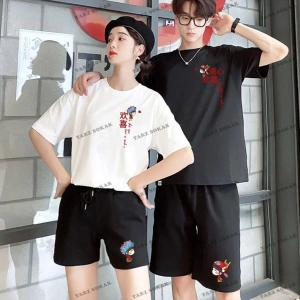2 Adet Tir Harajuku Style Çift Sevgili Kombinleri Couple Clothing Yeni Sezon