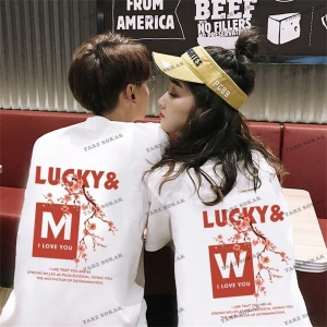 2 Adet Tir Harajuku Style Çift Sevgili Kombinleri Couple Clothing Yeni Sezon