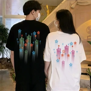 2 Adet Tir Harajuku Style Çift Sevgili Kombinleri Couple Clothing Yeni Sezon