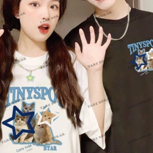 2 Adet Tir Harajuku Style Çift Sevgili Kombinleri Couple Clothing Yeni Sezon