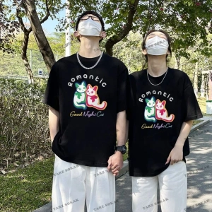 2 Adet Tir Harajuku Style Çift Sevgili Kombinleri Couple Clothing Yeni Sezon