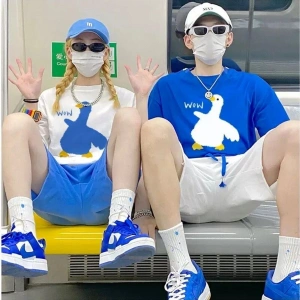 2 Adet Tir Harajuku Style Çift Sevgili Kombinleri Couple Clothing Yeni Sezon