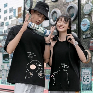 2 Adet Tir Harajuku Style Çift Sevgili Kombinleri Couple Clothing Yeni Sezon