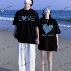 2 Adet Tir Harajuku Style Çift Sevgili Kombinleri Couple Clothing Yeni Sezon