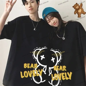 2 Adet Tir Harajuku Style Çift Sevgili Kombinleri Couple Clothing Yeni Sezon