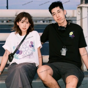 2 Adet Tir Harajuku Style Çift Sevgili Kombinleri Couple Clothing Yeni Sezon