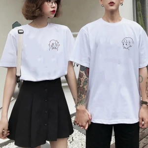 2 Adet Tir Harajuku Style Çift Sevgili Kombinleri Couple Clothing Yeni Sezon