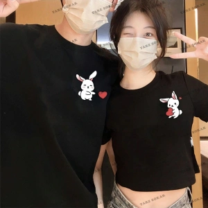 2 Adet Tir Harajuku Style Çift Sevgili Kombinleri Couple Clothing Yeni Sezon