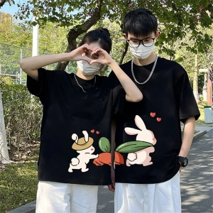 2 Adet Tir Harajuku Style Çift Sevgili Kombinleri Couple Clothing Yeni Sezon
