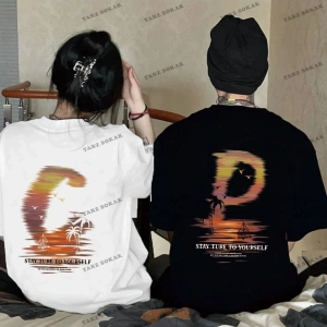 2 Adet Tir Harajuku Style Çift Sevgili Kombinleri Couple Clothing Yeni Sezon