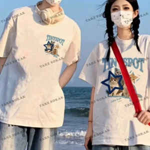 2 Adet Tir Harajuku Style Çift Sevgili Kombinleri Couple Clothing Yeni Sezon