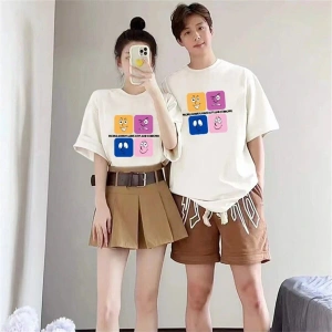 2 Adet Tir Harajuku Style Çift Sevgili Kombinleri Couple Clothing Yeni Sezon